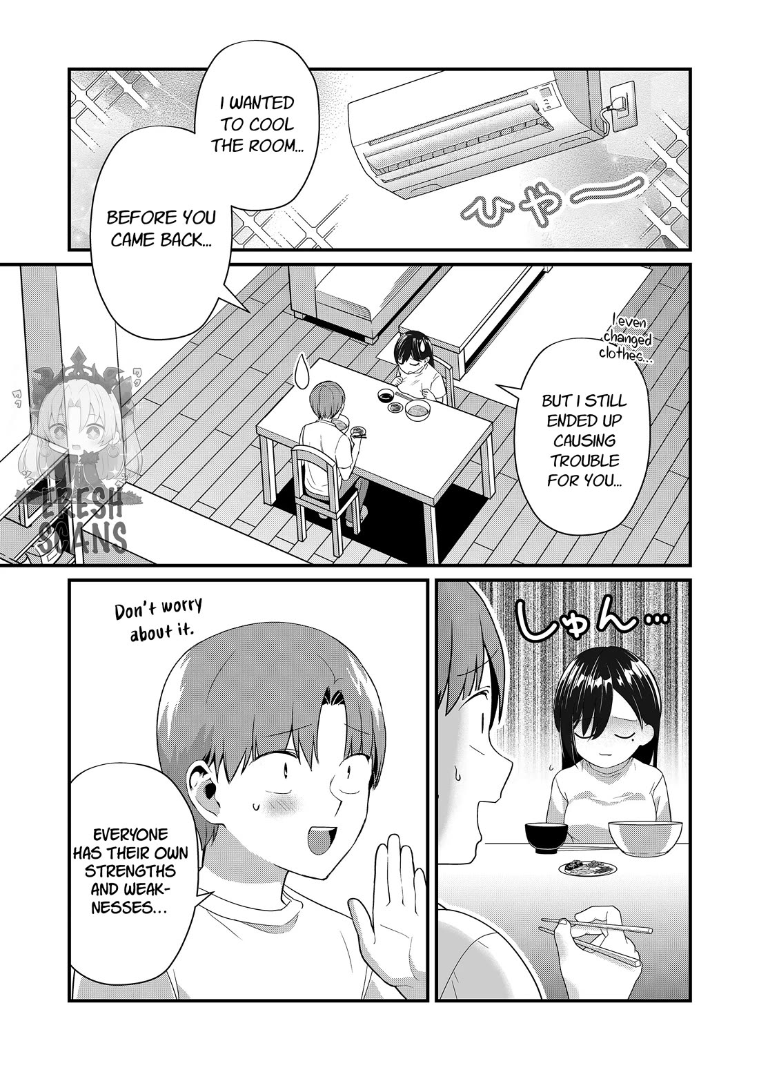 Tokimori-san Is Completely Defenseless!! Chapter 46 page 4 - Chapter 46: Tokimori-san and heat