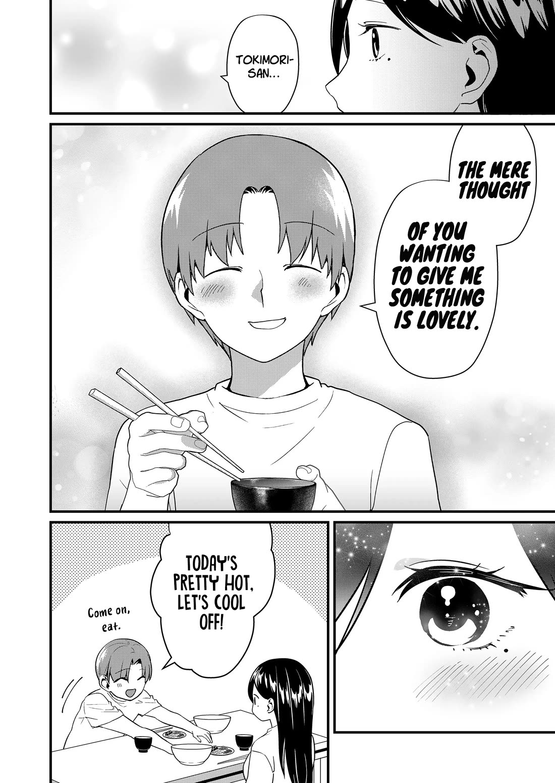 Tokimori-san Is Completely Defenseless!! Chapter 46 page 5 - Chapter 46: Tokimori-san and heat