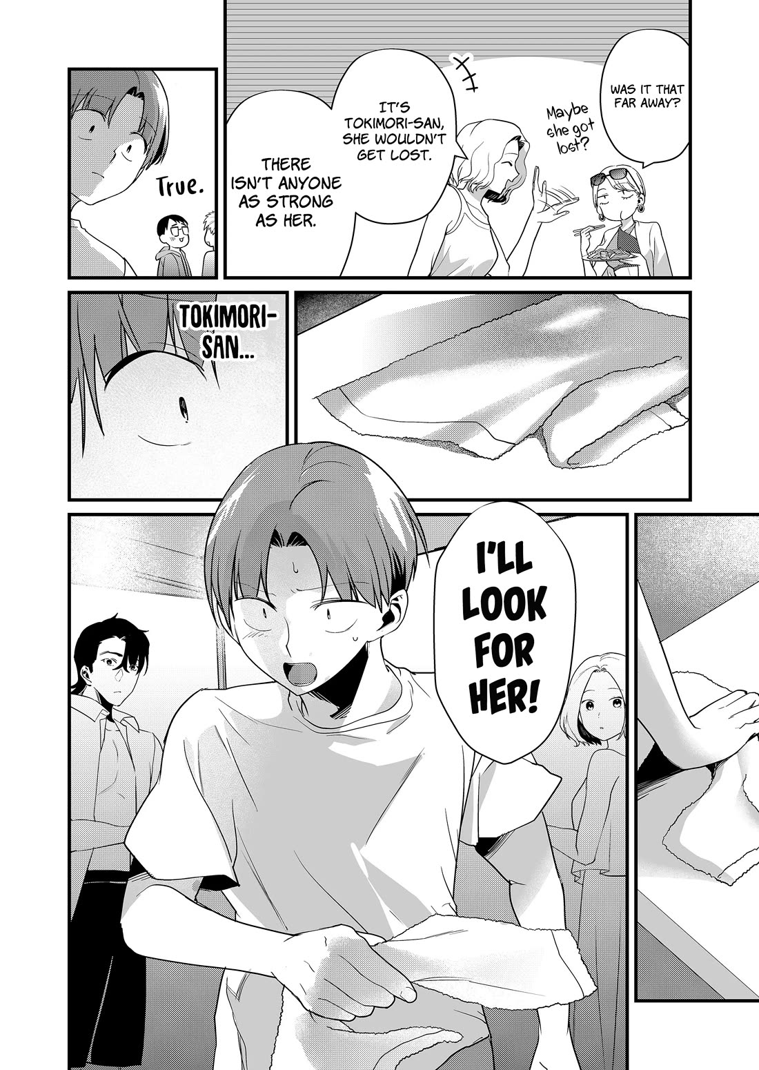 Tokimori-san Is Completely Defenseless!! Chapter 51 page 13 - Chapter 51: Next to Tokimori-san