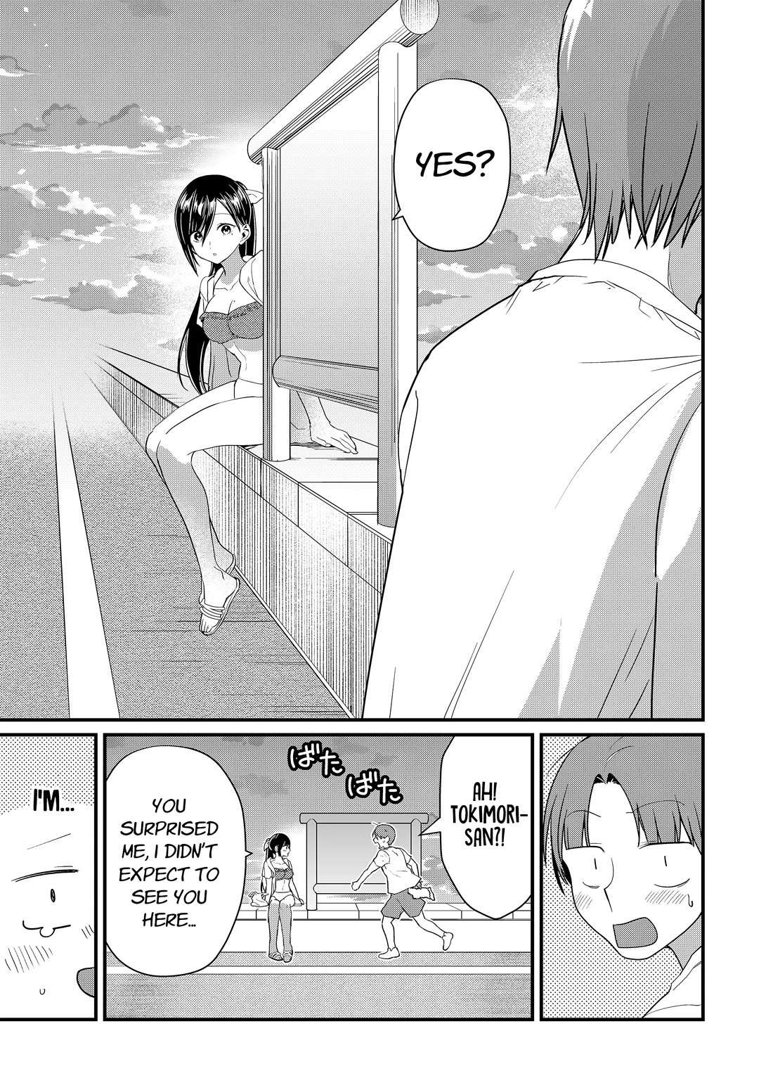 Tokimori-san Is Completely Defenseless!! Chapter 52 page 6 - Chapter 52: Because I'm here, Tokimori-san