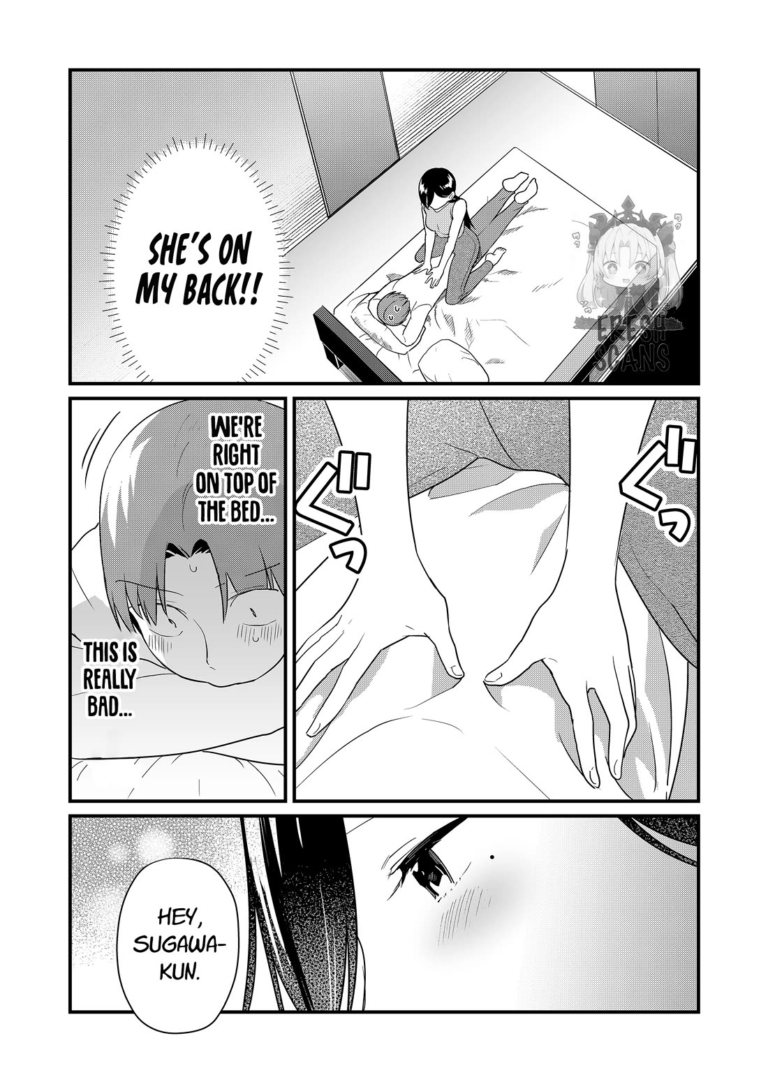 Tokimori-san Is Completely Defenseless!! Chapter 53 page 12 - Chapter 53: A massage from Tokimori-san?