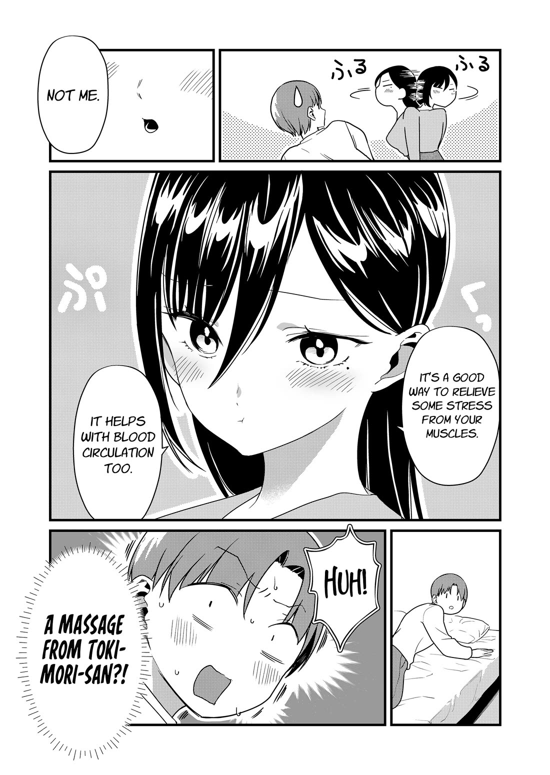 Tokimori-san Is Completely Defenseless!! Chapter 53 page 8 - Chapter 53: A massage from Tokimori-san?