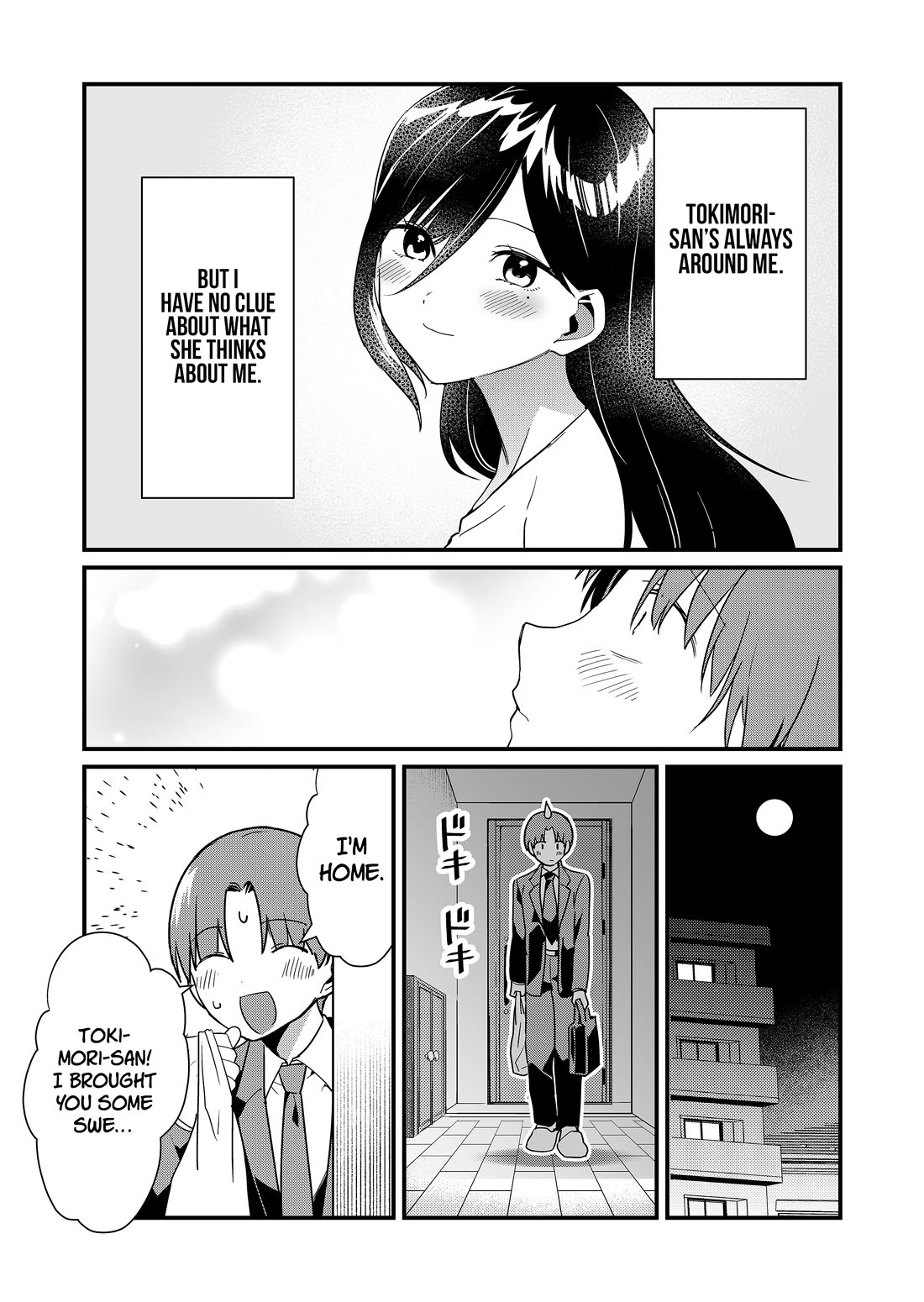 Tokimori-san Is Completely Defenseless!! Chapter 54 page 12 - Chapter 54: Tokimori-san and elevator