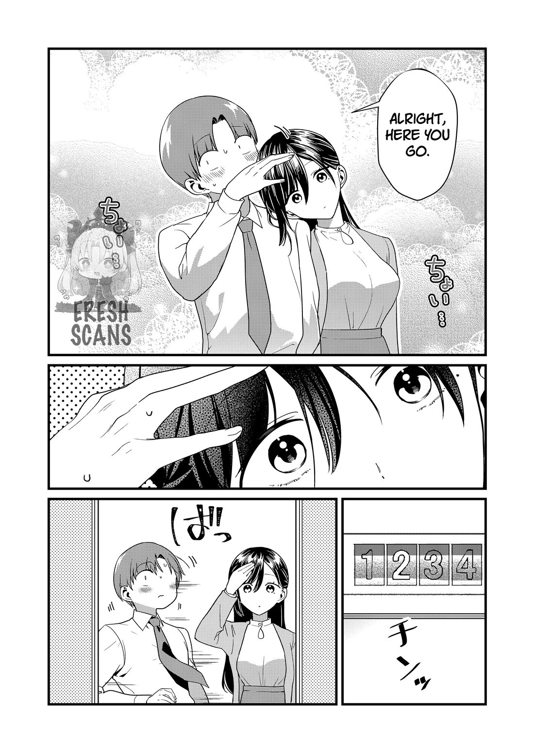 Tokimori-san Is Completely Defenseless!! Chapter 54 page 9 - Chapter 54: Tokimori-san and elevator