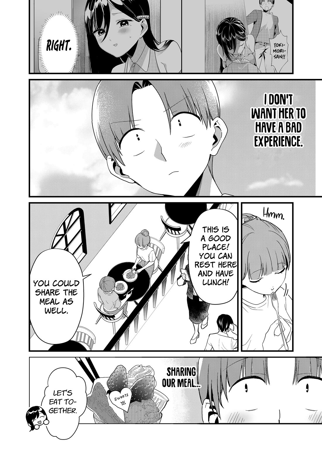 Tokimori-san Is Completely Defenseless!! Chapter 57 page 5 - Chapter 57: Tokimori-san's date inspection