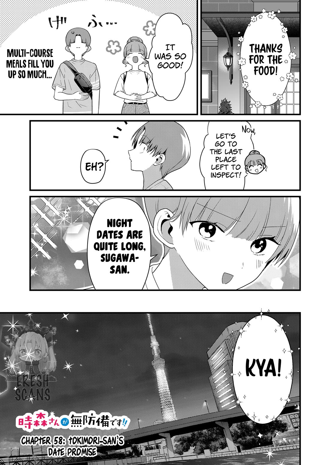 Tokimori-san Is Completely Defenseless!! Chapter 58 page 2 - Chapter 58: Tokimori-san's date promise
