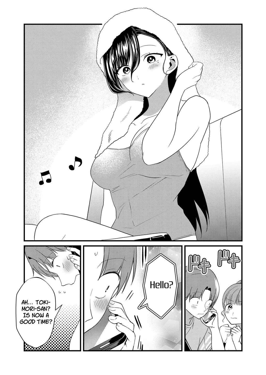 Tokimori-san Is Completely Defenseless!! Chapter 58 page 7 - Chapter 58: Tokimori-san's date promise
