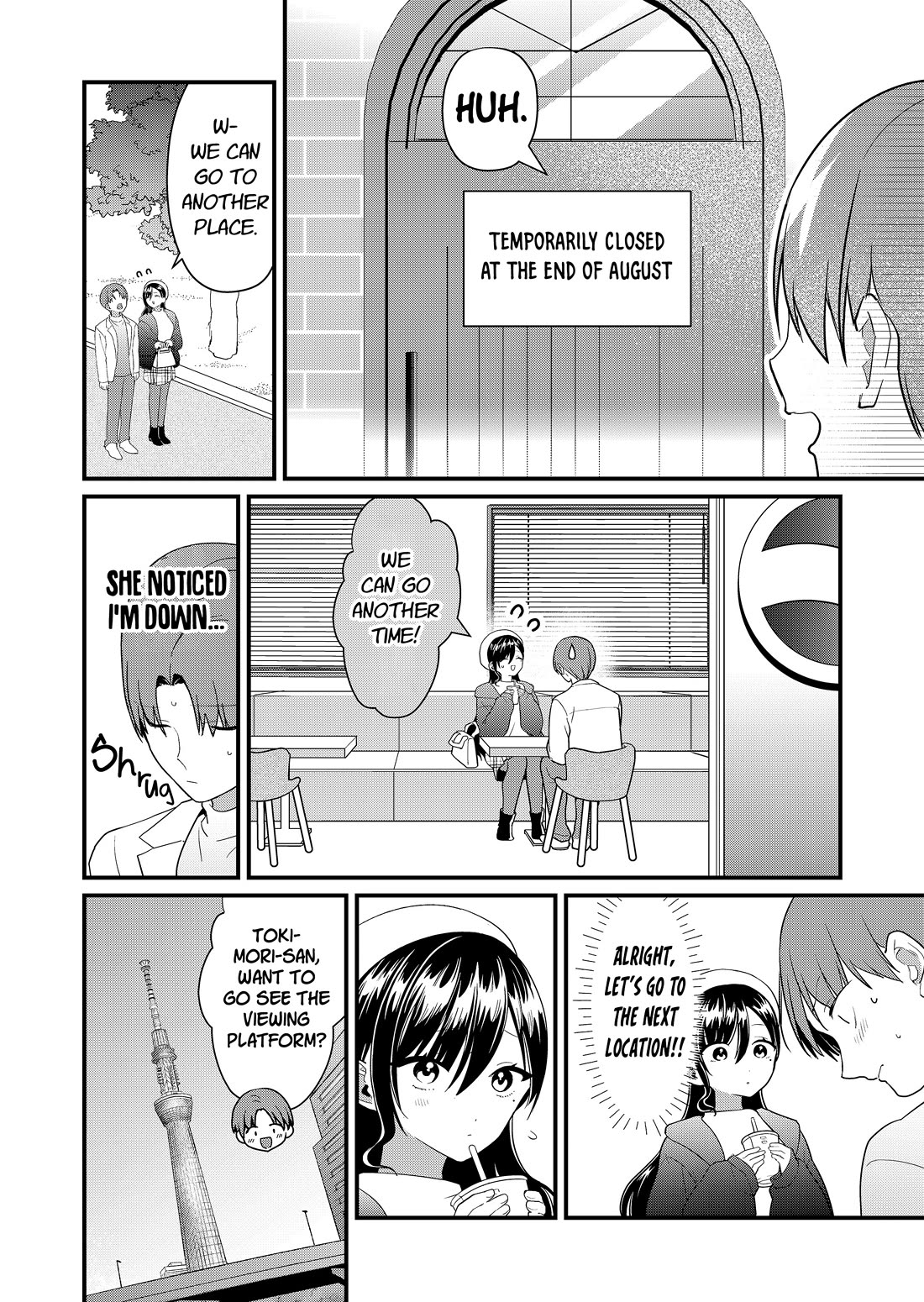 Tokimori-san Is Completely Defenseless!! Chapter 59 page 5 - Chapter 59: Tokimori-san and the best date