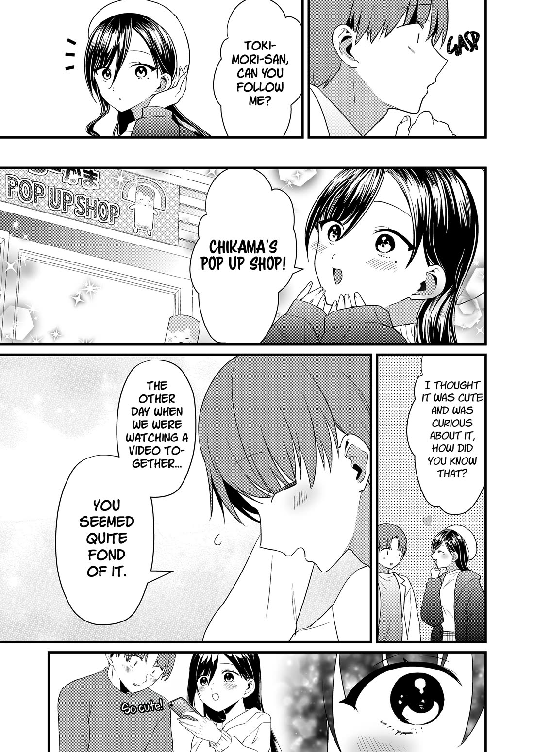 Tokimori-san Is Completely Defenseless!! Chapter 59 page 8 - Chapter 59: Tokimori-san and the best date