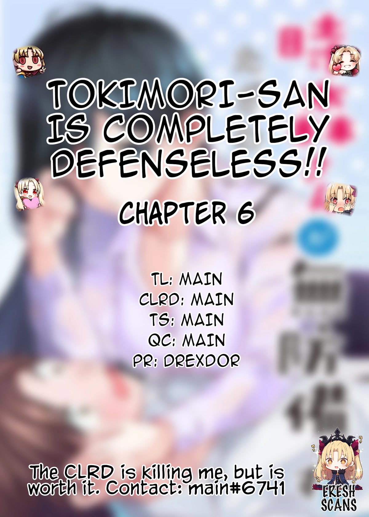 Tokimori-san Is Completely Defenseless!! Chapter 6 page 1 - Chapter 6: An appointment with Tokimori-san