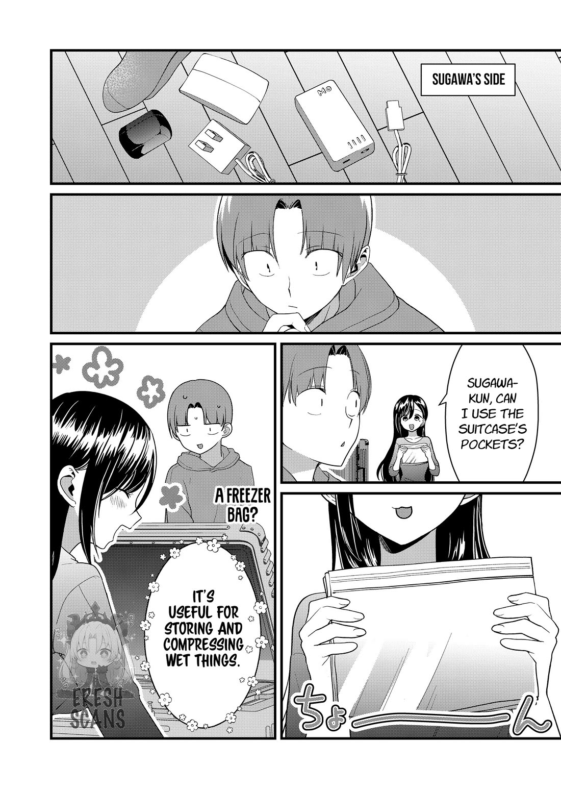 Tokimori-san Is Completely Defenseless!! Chapter 61 page 4 - Chapter 61: Tokimori-san and packing