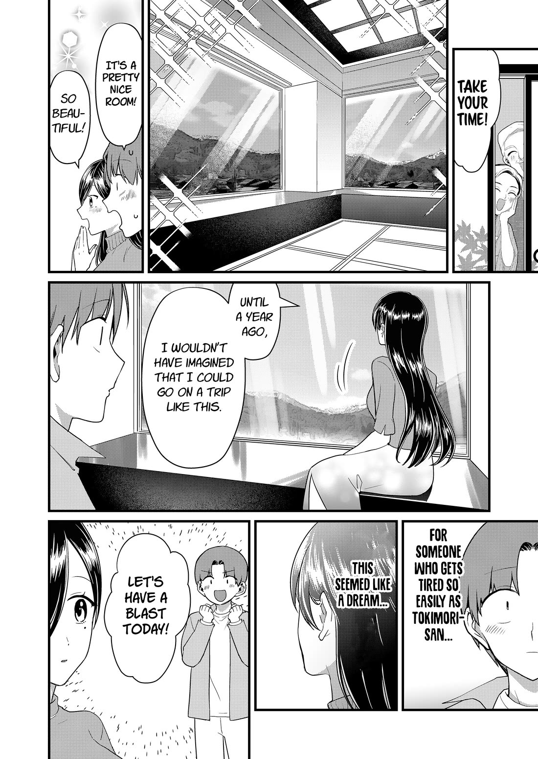 Tokimori-san Is Completely Defenseless!! Chapter 62 page 2 - Chapter 62: Tokimori-san and trip