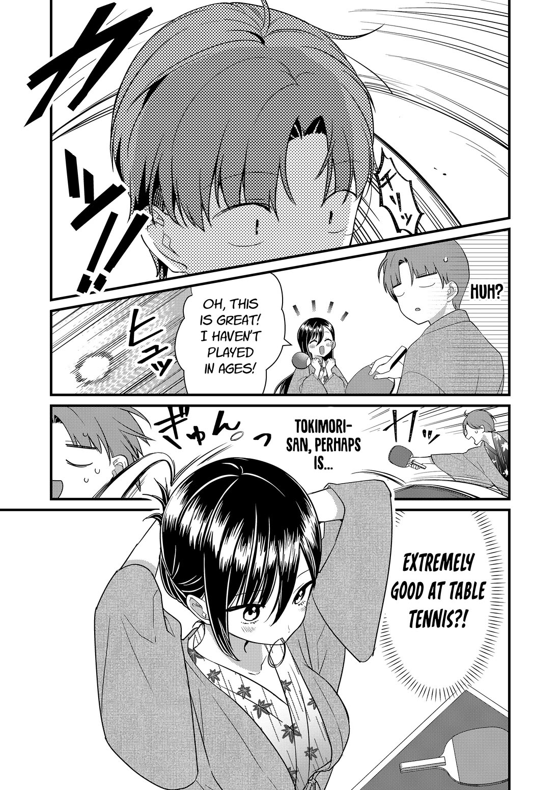 Tokimori-san Is Completely Defenseless!! Chapter 62 page 7 - Chapter 62: Tokimori-san and trip
