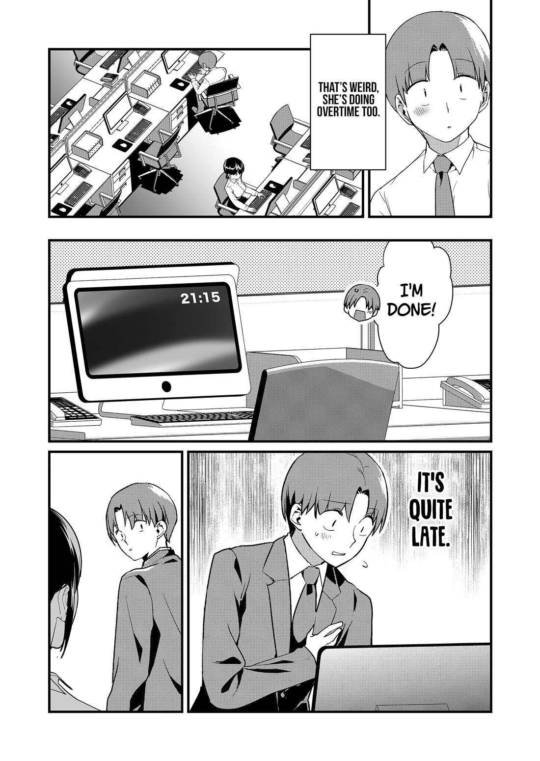 Tokimori-san Is Completely Defenseless!! Chapter 68 page 8 - Chapter 68: Tokimori-san and overtime