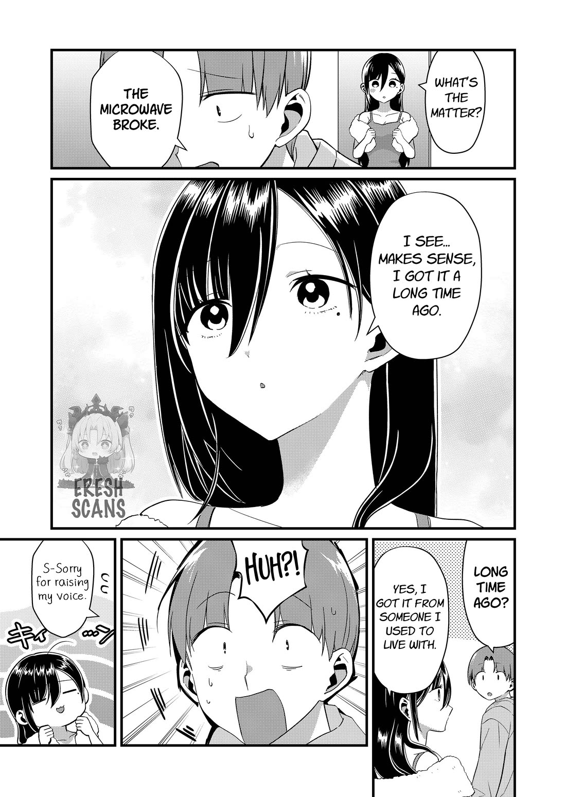 Tokimori-san Is Completely Defenseless!! Chapter 73 page 5 - Chapter 73: Replacing home appliances with Tokimori-san
