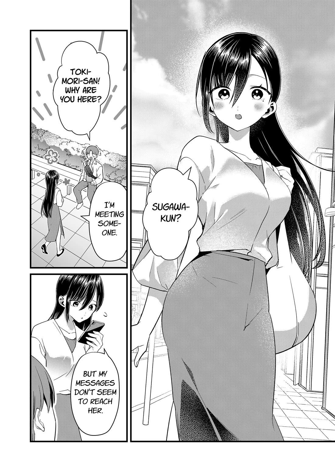 Tokimori-san Is Completely Defenseless!! Chapter 75 page 10 - Chapter 75: Tokimori-san and lost person