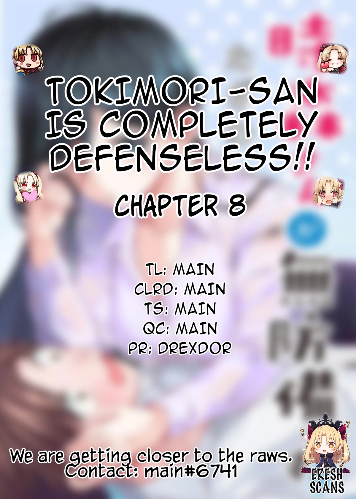 Tokimori-san Is Completely Defenseless!! Chapter 8 page 1 - Chapter 8: Tokimori-san and cleaning