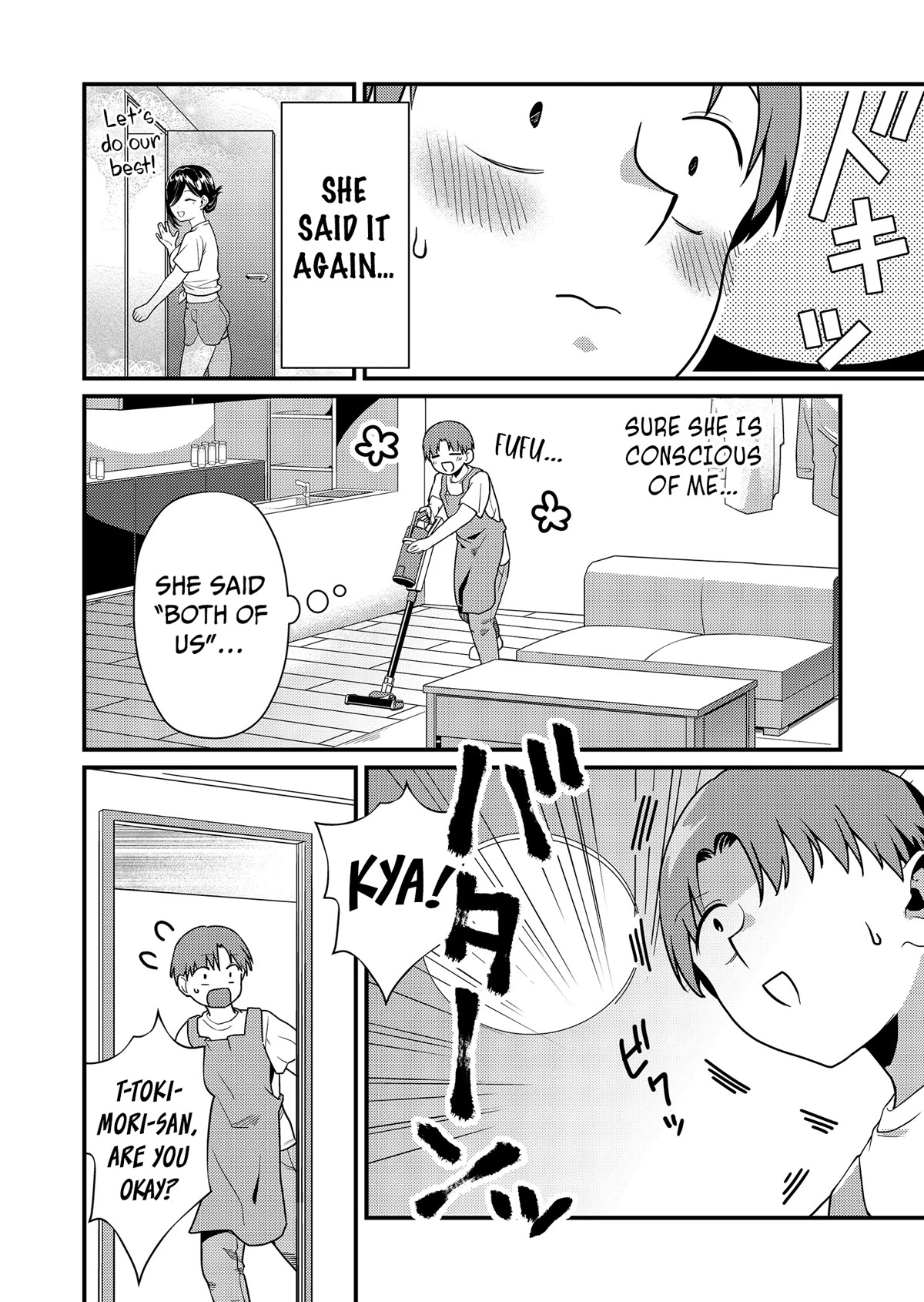 Tokimori-san Is Completely Defenseless!! Chapter 8 page 7 - Chapter 8: Tokimori-san and cleaning