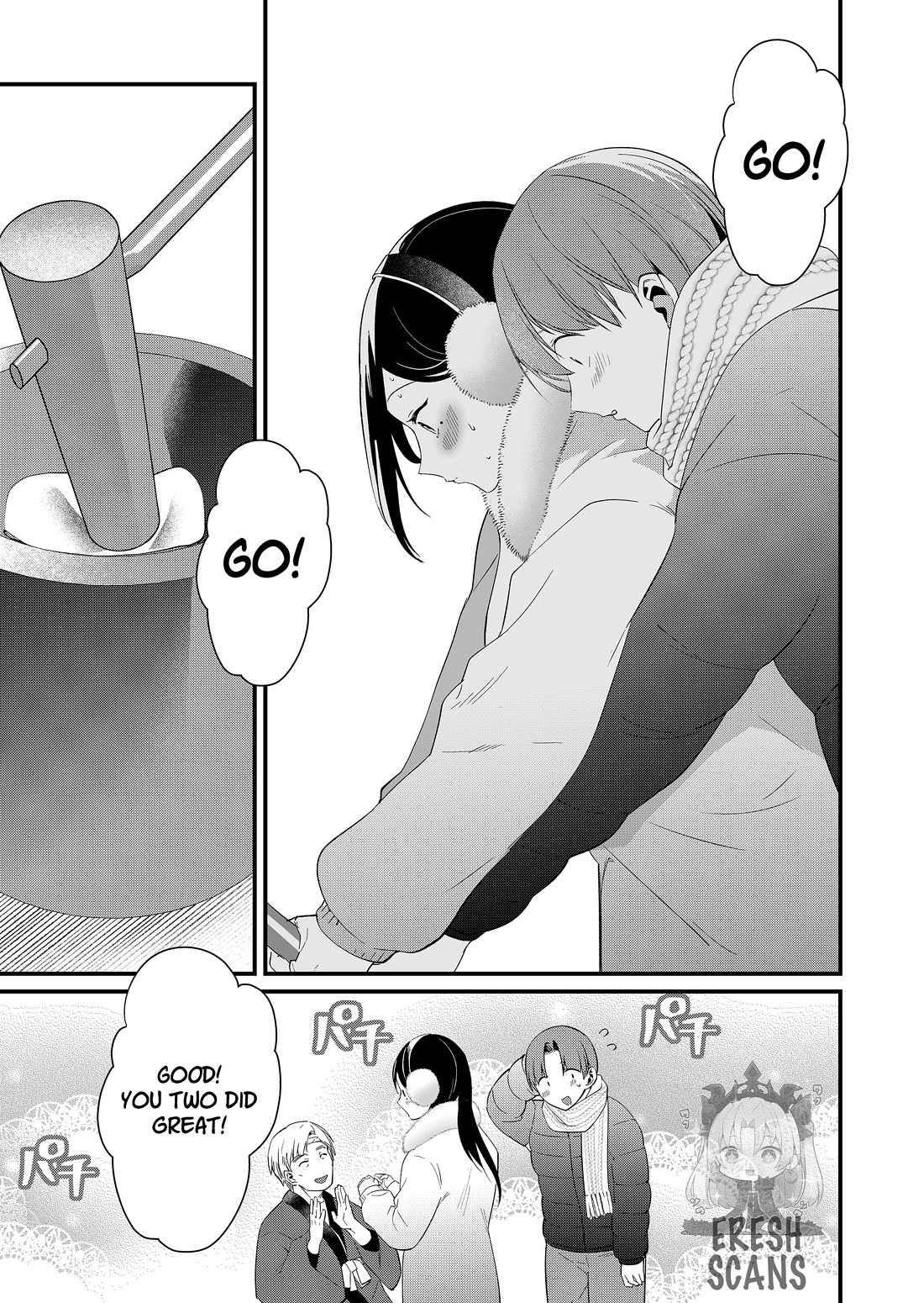 Tokimori-san Is Completely Defenseless!! Chapter 81 page 7 - Chapter 81: Pounding mochi with Tokimori-san