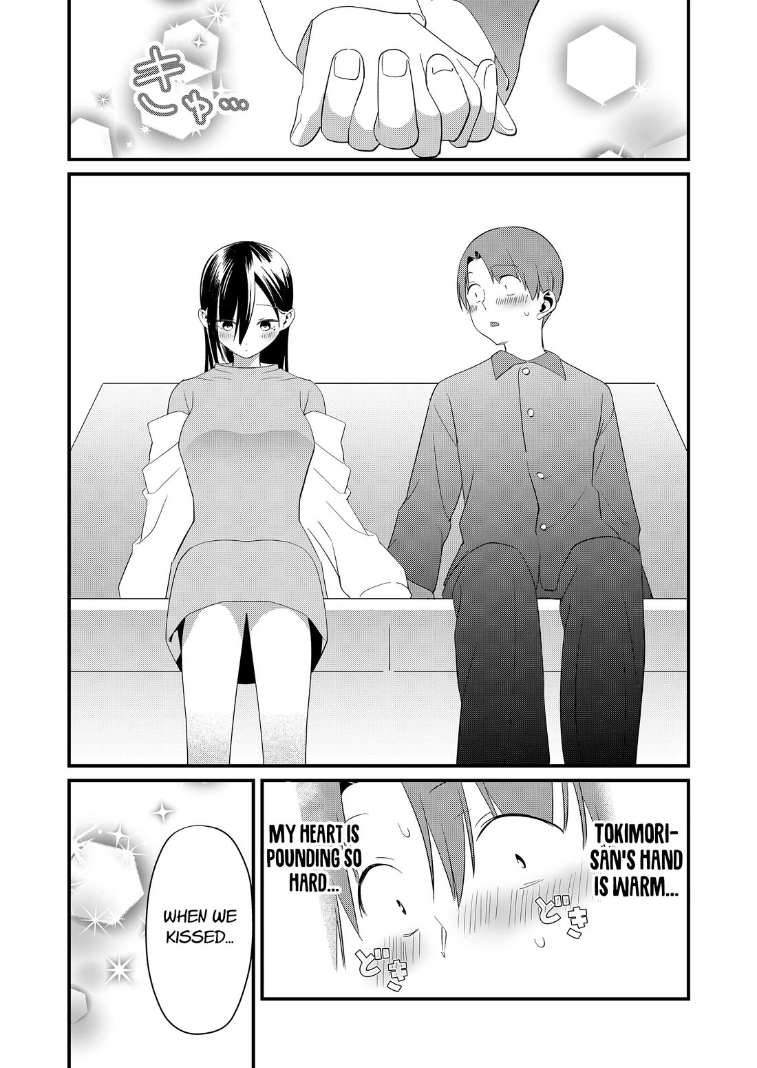 Tokimori-san Is Completely Defenseless!! Chapter 82 page 10 - Chapter 82: Tokimori-san and kiss addiction