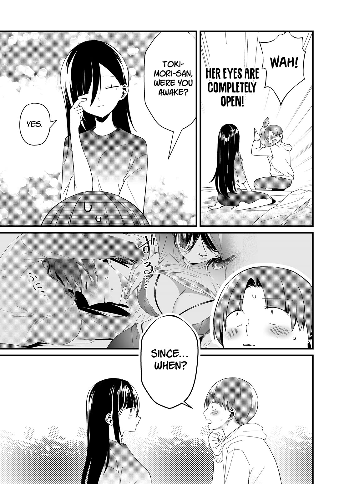 Tokimori-san Is Completely Defenseless!! Chapter 84 page 11 - Chapter 84: Tokimori-san won't wake up