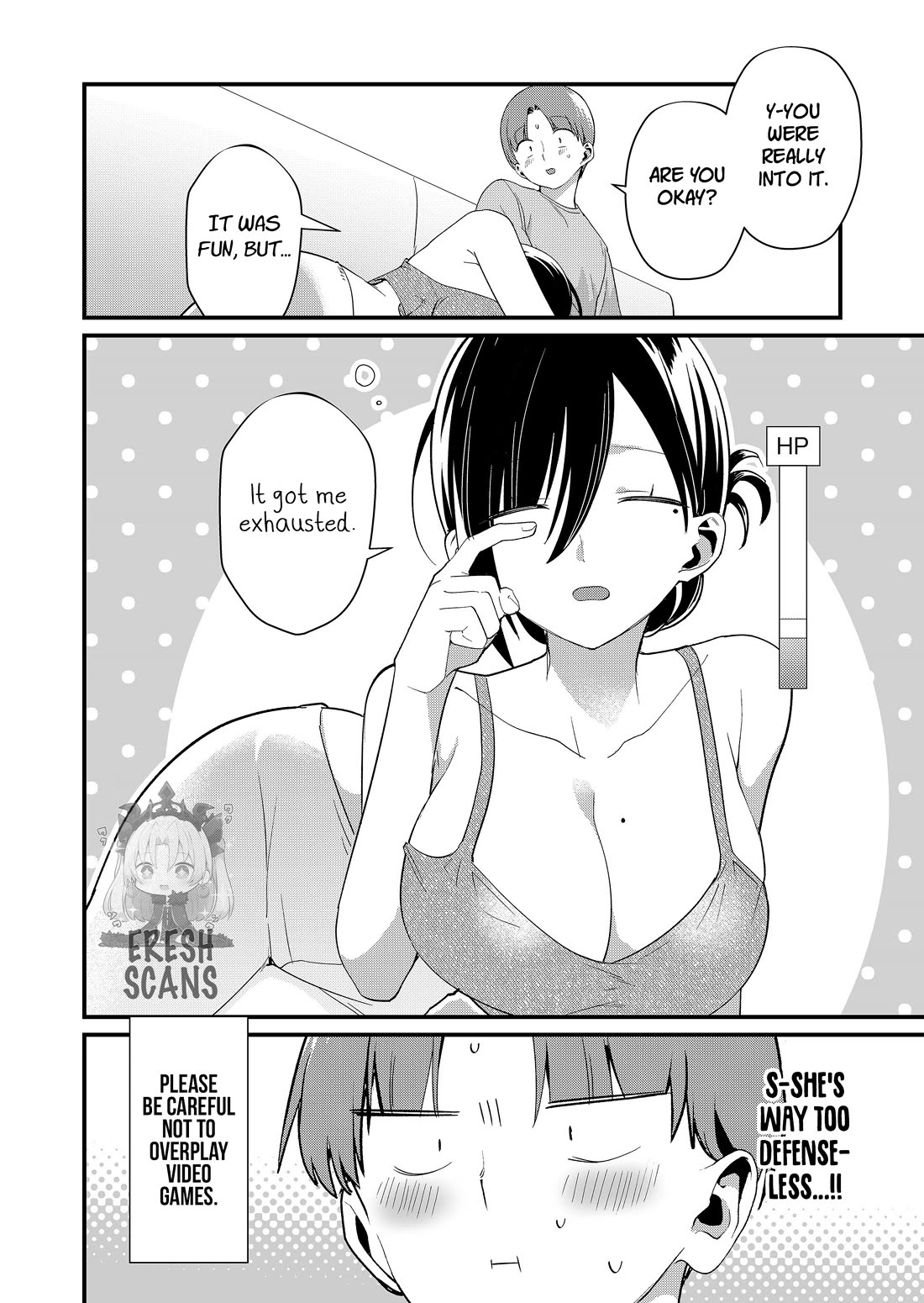 Tokimori-san Is Completely Defenseless!! Chapter 88 page 12 - Chapter 88: Tokimori-san and video game