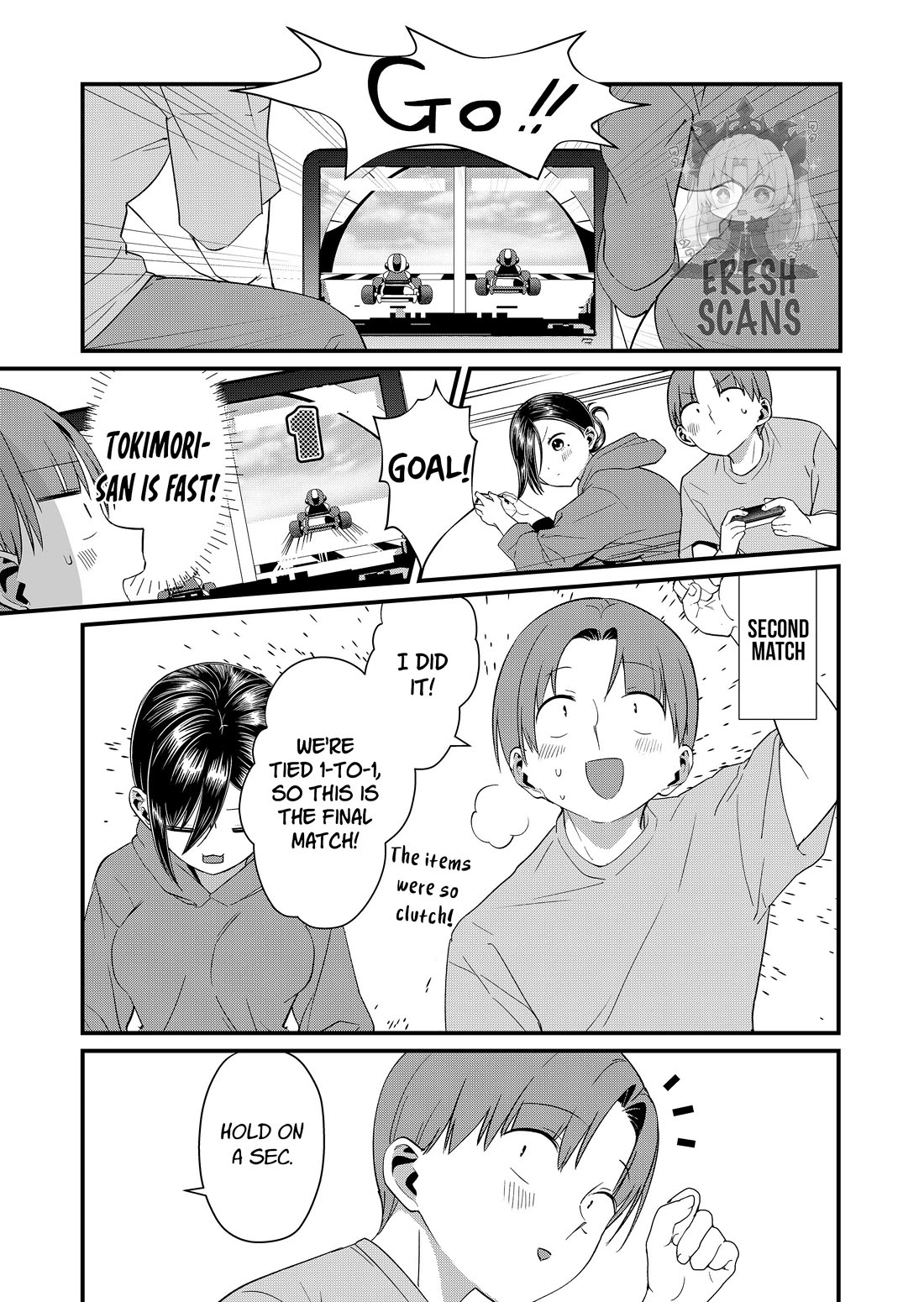 Tokimori-san Is Completely Defenseless!! Chapter 88 page 7 - Chapter 88: Tokimori-san and video game