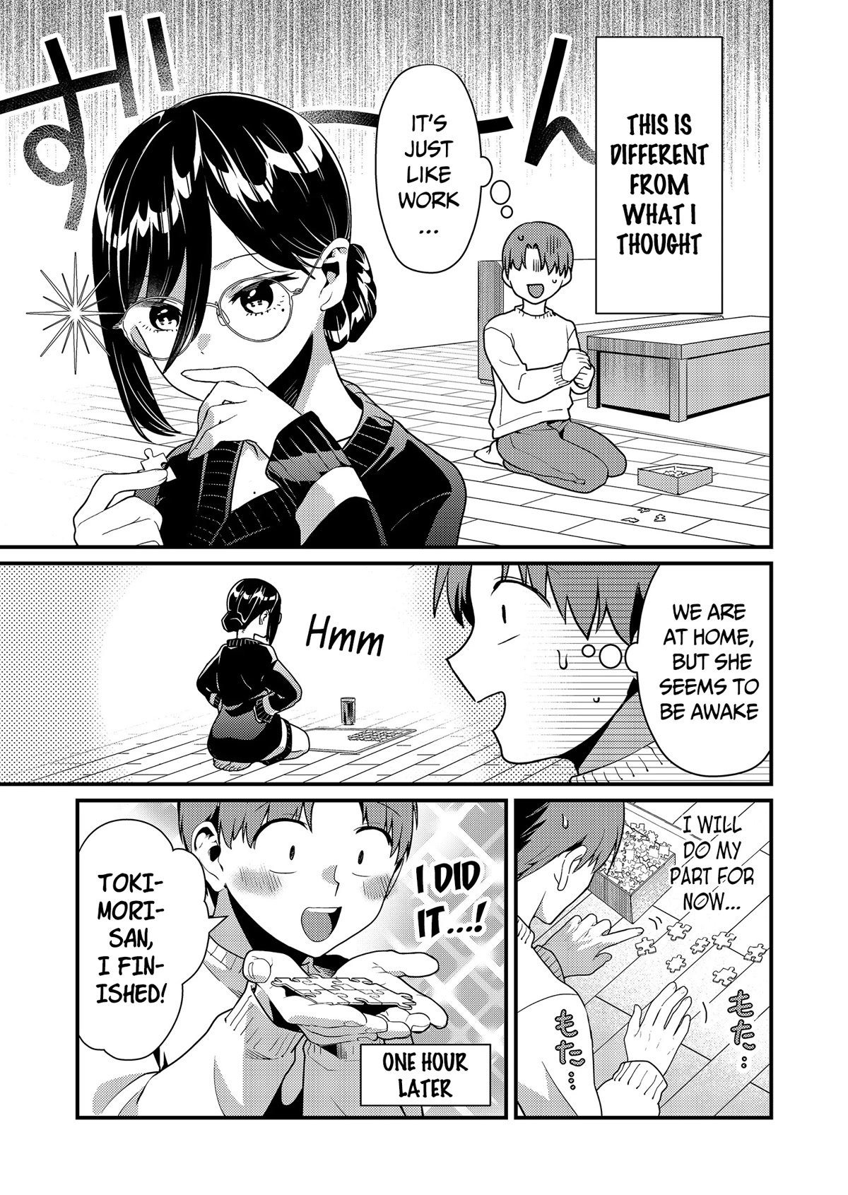 Tokimori-san Is Completely Defenseless!! Chapter 9 page 6 - Chapter 9: Tokimori-san and a puzzle