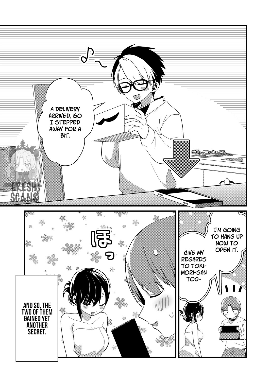 Tokimori-san Is Completely Defenseless!! Chapter 90 page 13 - Chapter 90: Tokimori-san and video call
