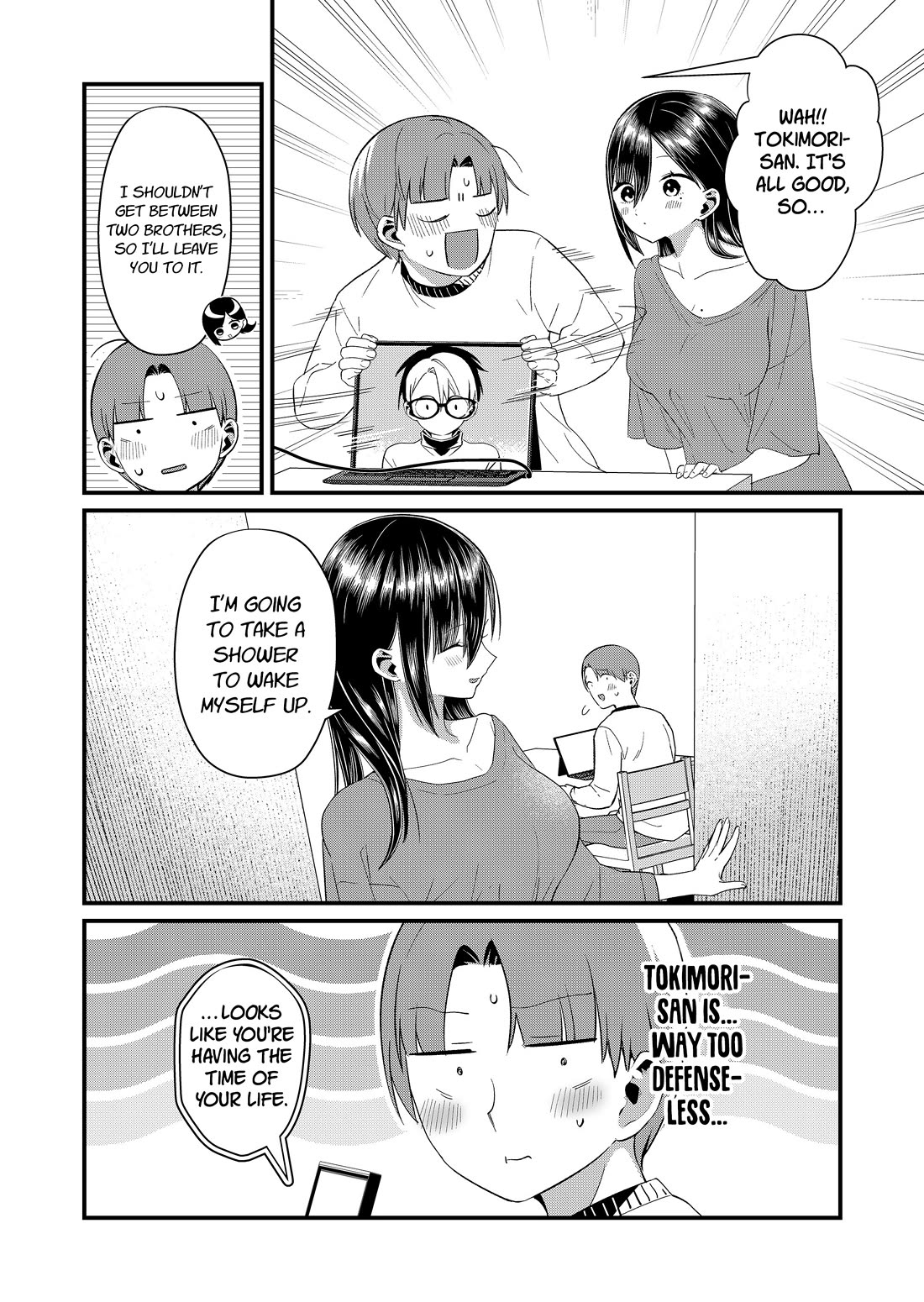 Tokimori-san Is Completely Defenseless!! Chapter 90 page 6 - Chapter 90: Tokimori-san and video call