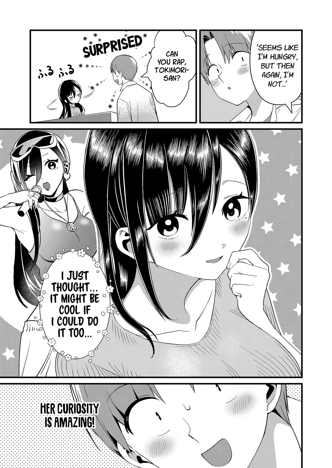Tokimori-san Is Completely Defenseless!! Chapter 92 page 3 - Chapter 92: Tokimori-san and rap