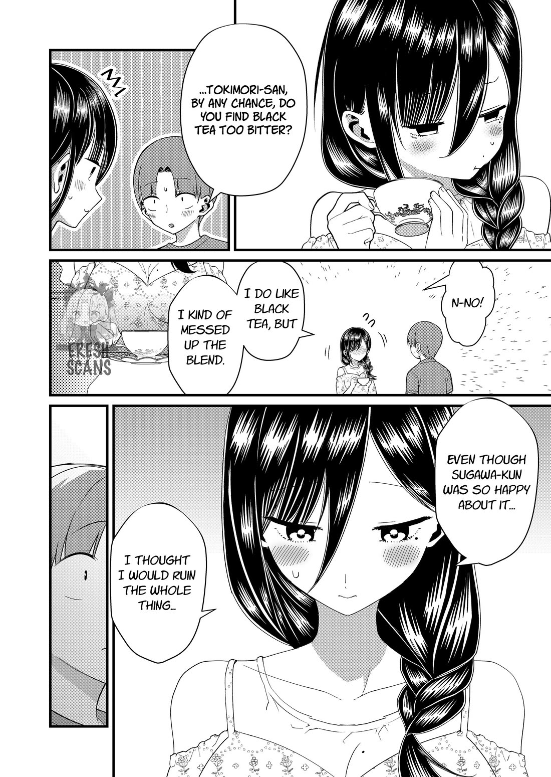 Tokimori-san Is Completely Defenseless!! Chapter 94 page 8 - Chapter 94: Tokimori-san and tea time