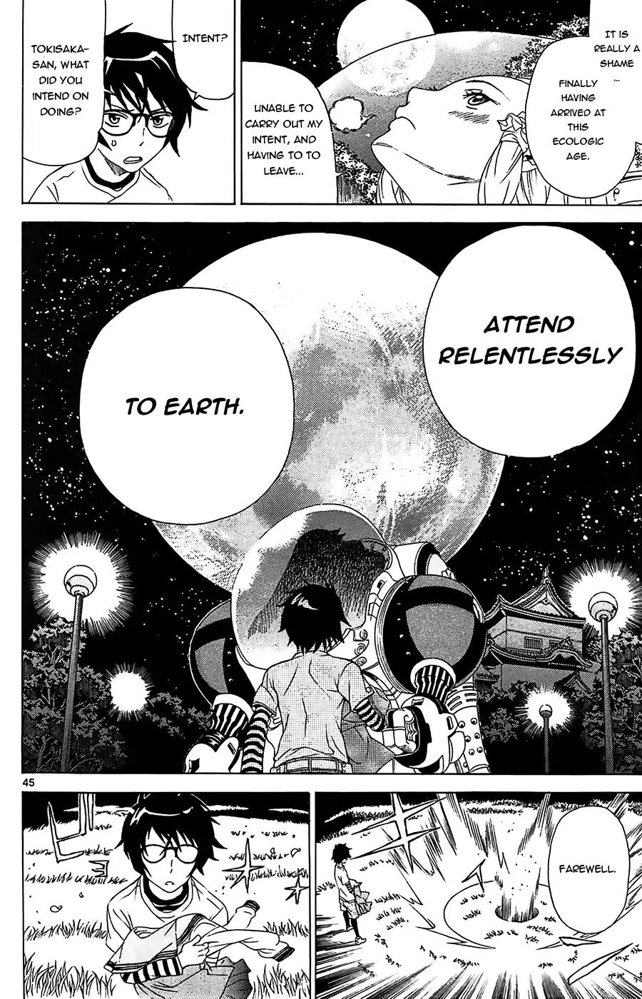 Tokisaka-san wa Boku to Chikyuu ni Kibishisugiru. Chapter 1 page 47 - Chapter 1: Would you love Garbage?