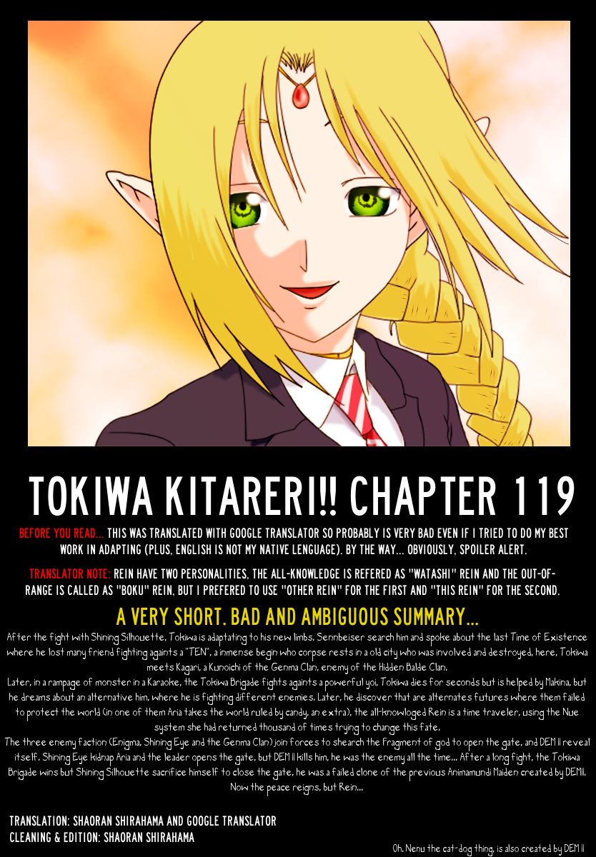Tokiwa Kitareri!! Chapter 119 page 1 - Chapter 119 : A Sad Decision