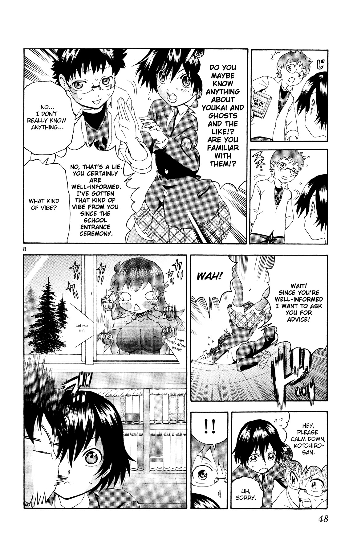 Tokiwa Kitareri!! Chapter 22 page 8 - Chapter 22 : A New Monster