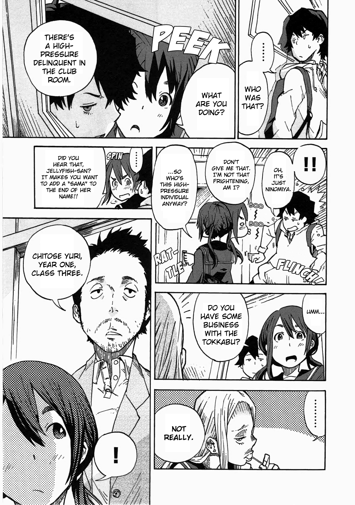 Tokkabu Chapter 2 page 6 - Chapter 2: Dog From The Vacant Lot and Lollipop