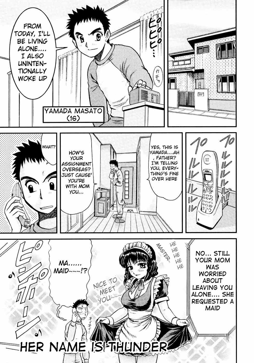 Tokkou! Maid Thunder Chapter 1 page 8 - Chapter 1: Her Name is Thunder