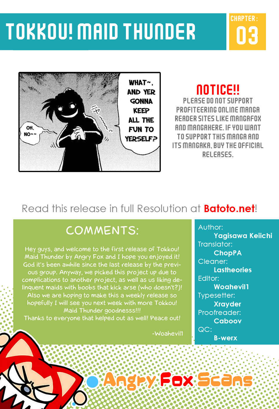 Tokkou! Maid Thunder Chapter 3 page 20 - Chapter 3: Boxing Club