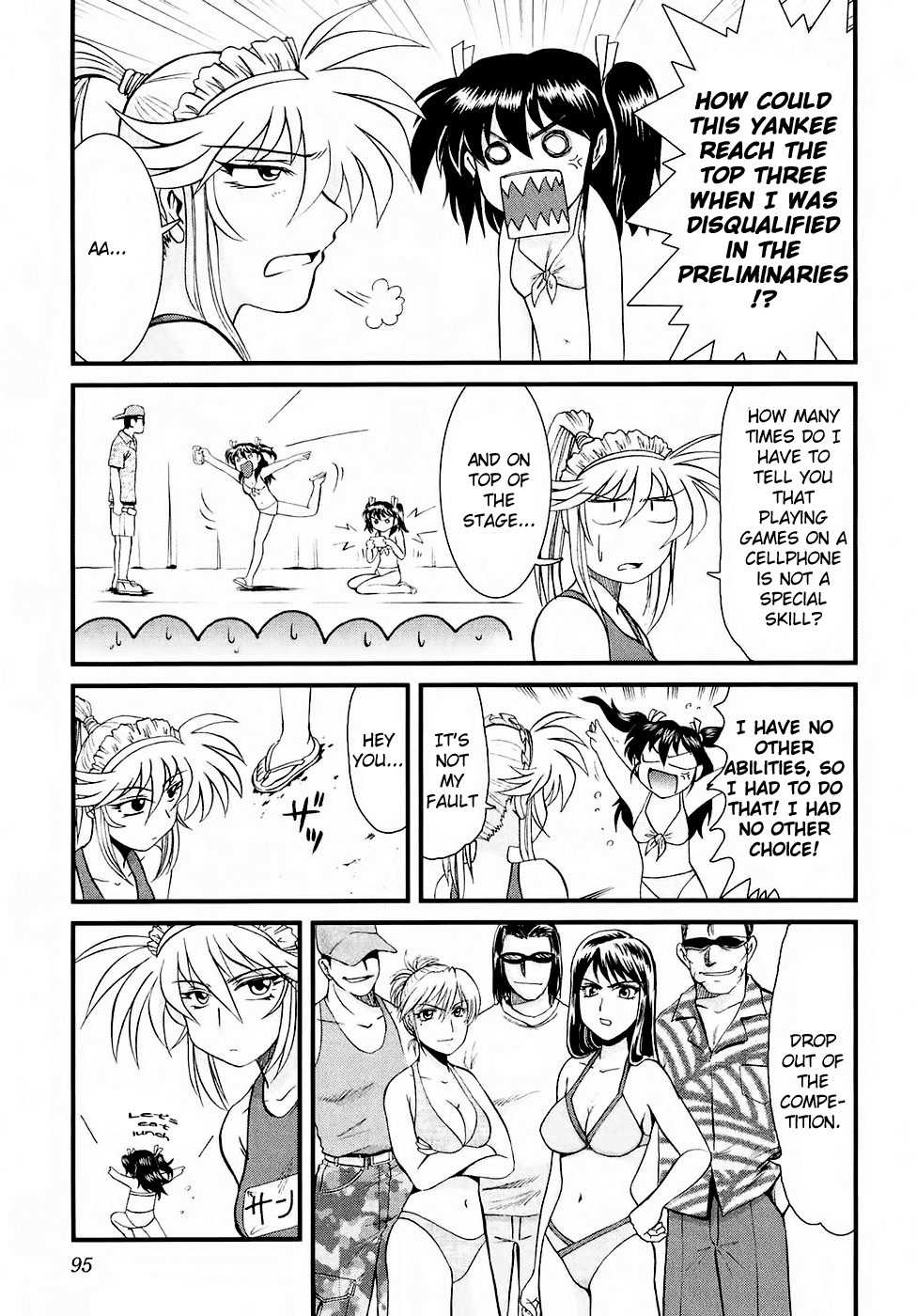 Tokkou! Maid Thunder Chapter 5 page 14 - Chapter 5: Beach of the Maid Thunder