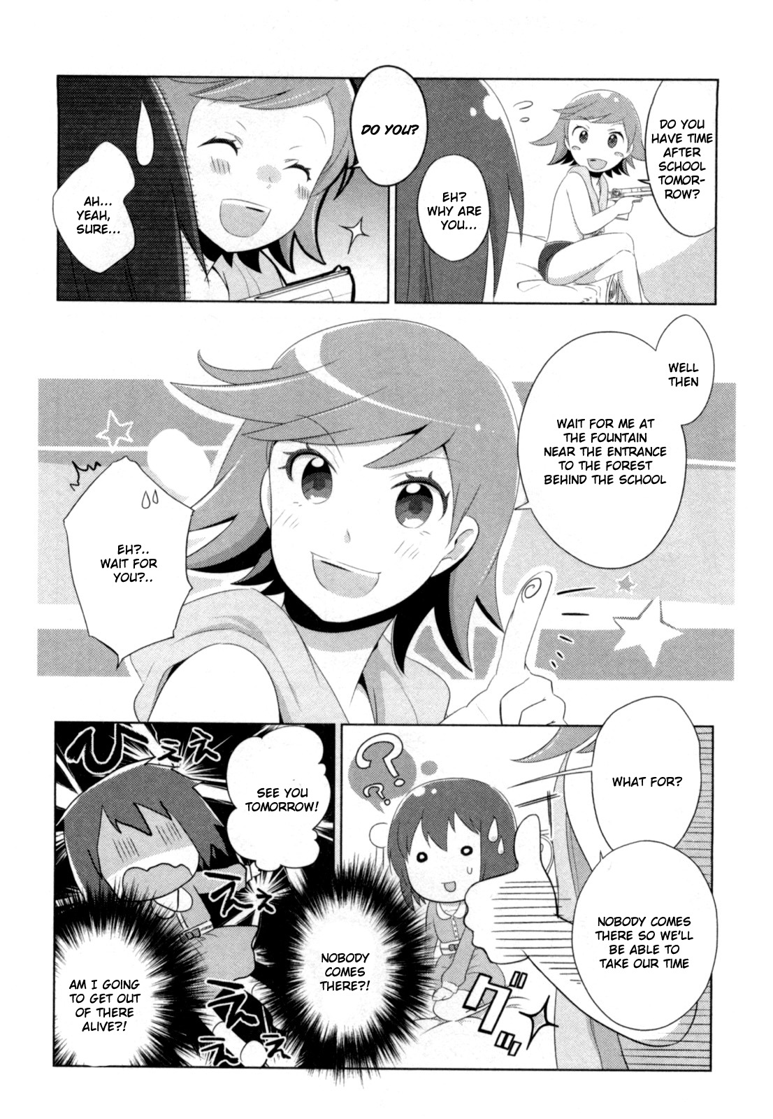 Tokurei Sochi Dantai Stella Jogakuin Koutouka C3 Bu Chapter 1 page 12 - Chapter 1: Meeting my senior