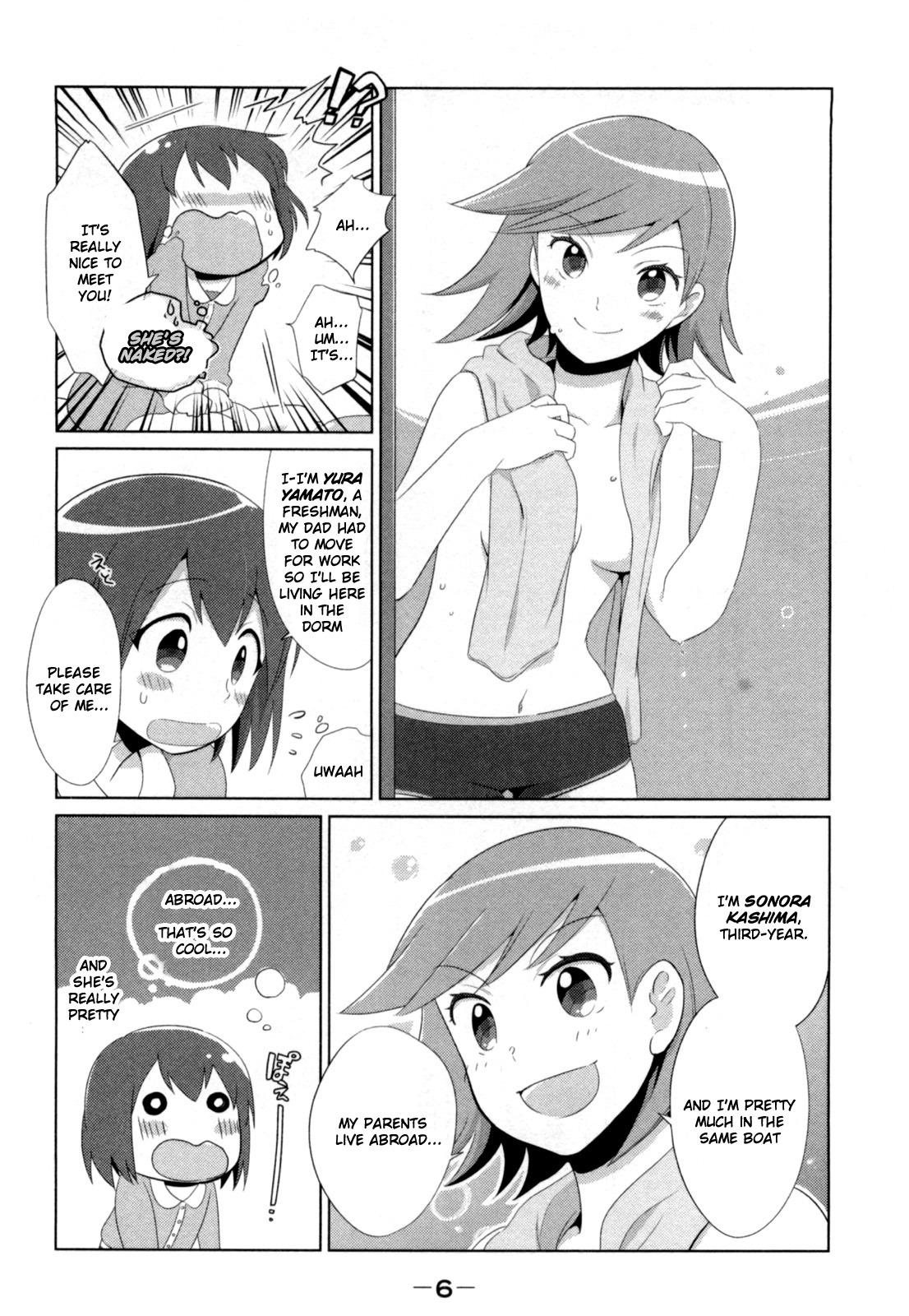 Tokurei Sochi Dantai Stella Jogakuin Koutouka C3 Bu Chapter 1 page 8 - Chapter 1: Meeting my senior