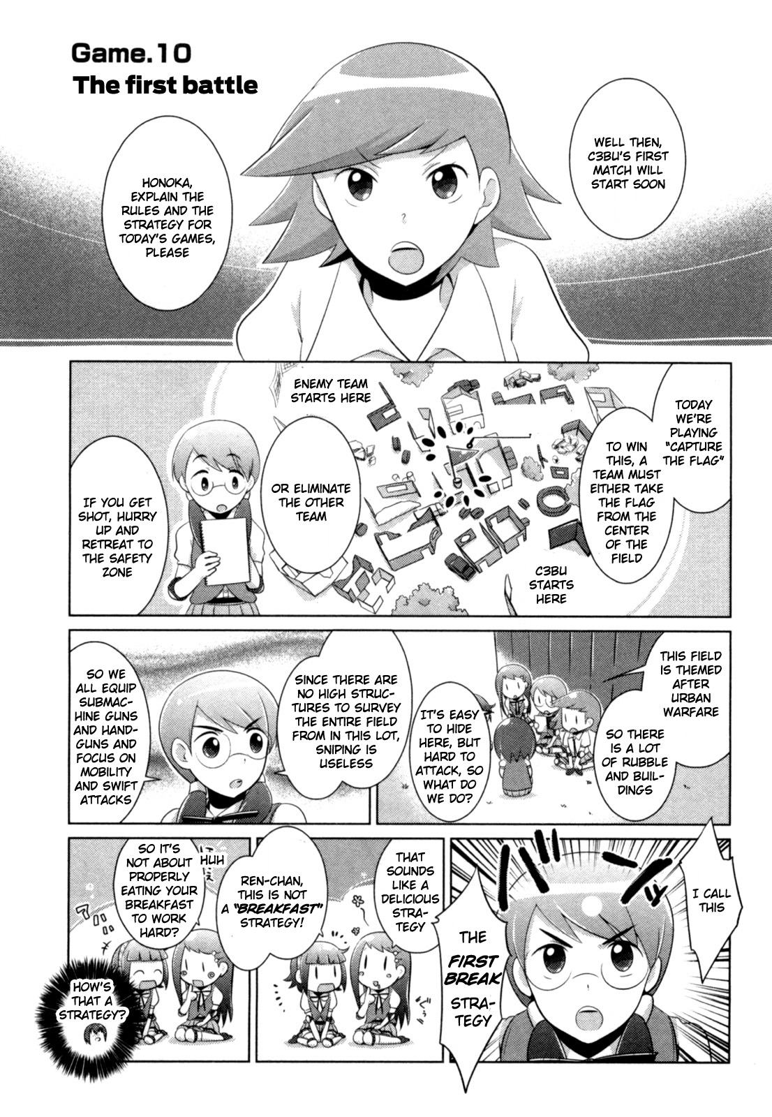 Tokurei Sochi Dantai Stella Jogakuin Koutouka C3 Bu Chapter 10 page 1 - Chapter 10: The First Battle