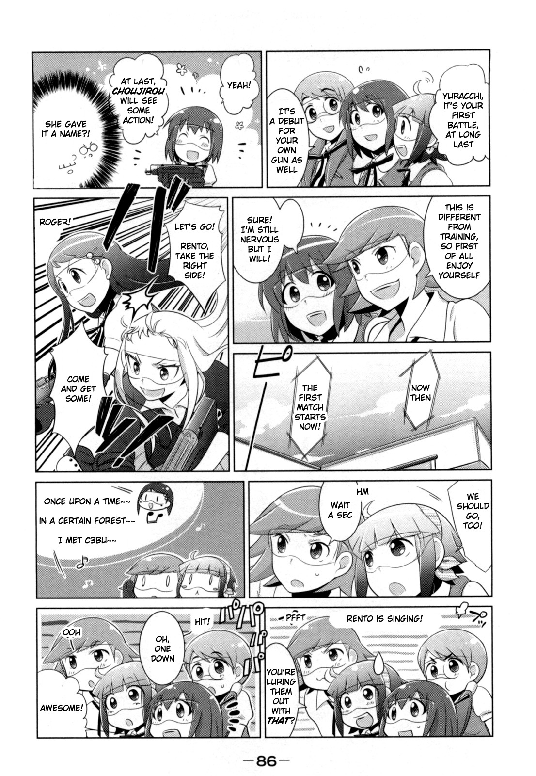 Tokurei Sochi Dantai Stella Jogakuin Koutouka C3 Bu Chapter 10 page 6 - Chapter 10: The First Battle