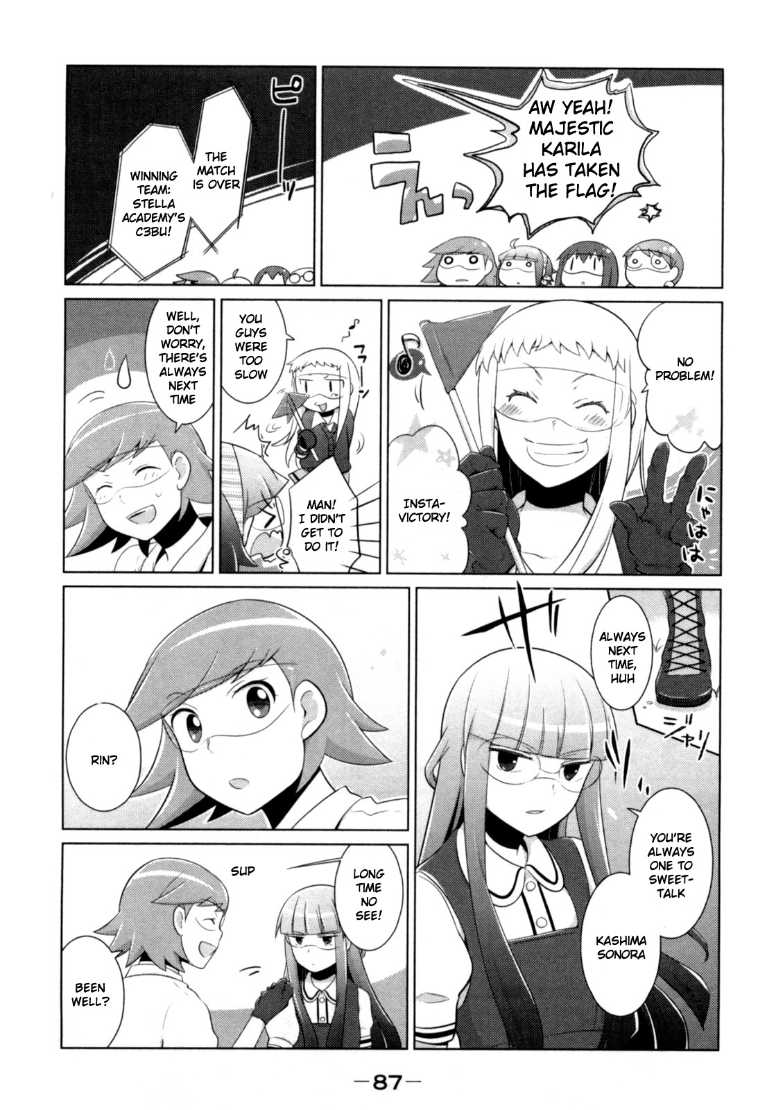 Tokurei Sochi Dantai Stella Jogakuin Koutouka C3 Bu Chapter 10 page 7 - Chapter 10: The First Battle