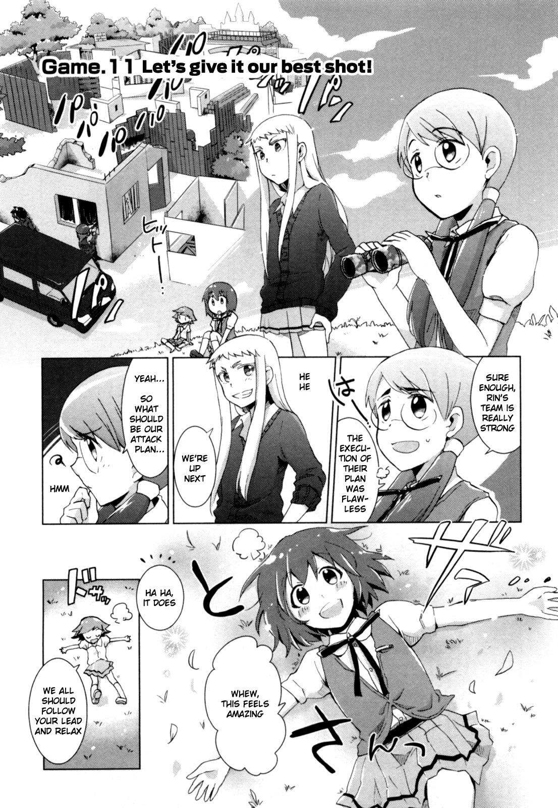 Tokurei Sochi Dantai Stella Jogakuin Koutouka C3 Bu Chapter 11 page 1 - Chapter 11: Let's Give It Our Best Shot!