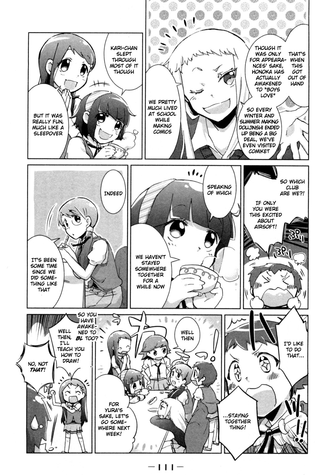 Tokurei Sochi Dantai Stella Jogakuin Koutouka C3 Bu Chapter 13 page 3 - Chapter 13: I Wanna Go!