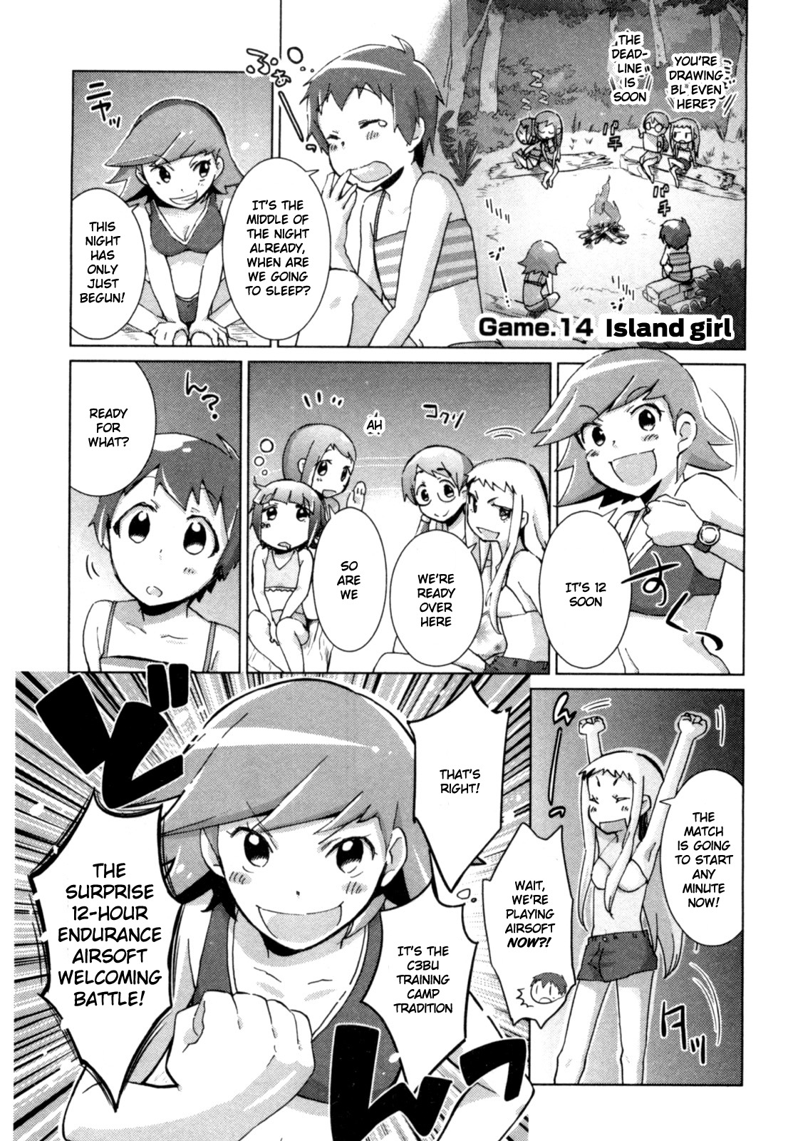 Tokurei Sochi Dantai Stella Jogakuin Koutouka C3 Bu Chapter 14 page 1 - Chapter 14: Island Girl