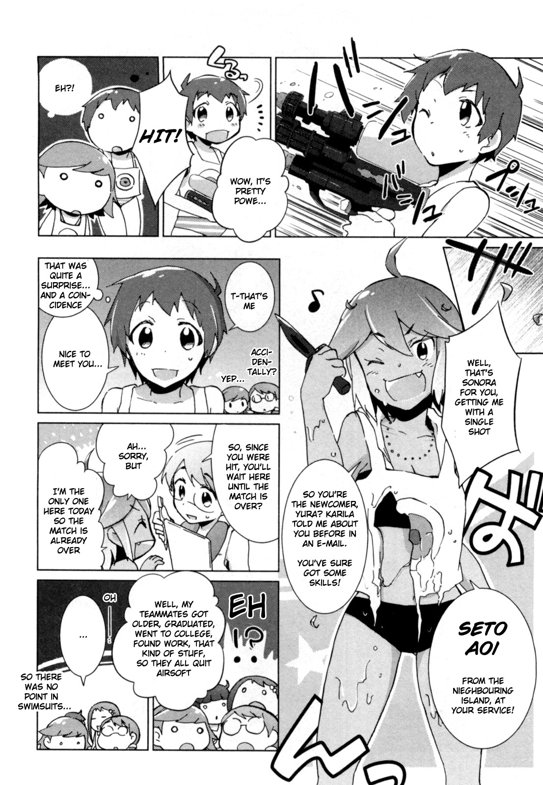 Tokurei Sochi Dantai Stella Jogakuin Koutouka C3 Bu Chapter 14 page 6 - Chapter 14: Island Girl