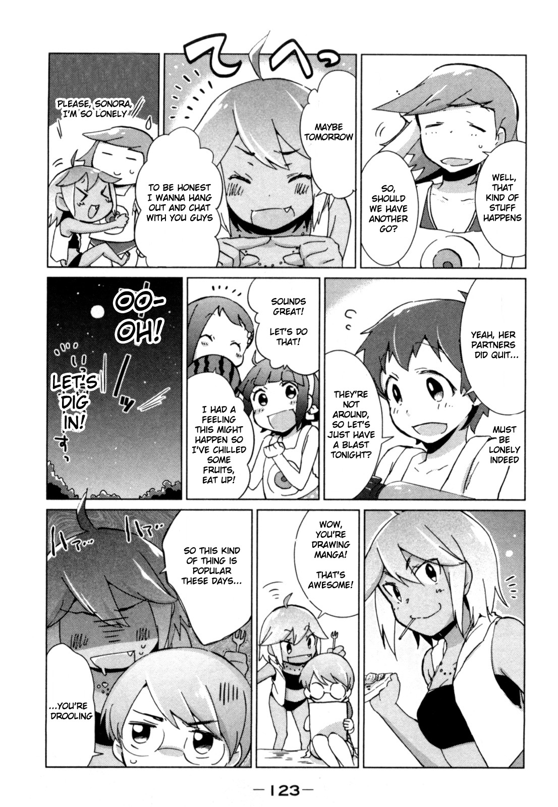 Tokurei Sochi Dantai Stella Jogakuin Koutouka C3 Bu Chapter 14 page 7 - Chapter 14: Island Girl