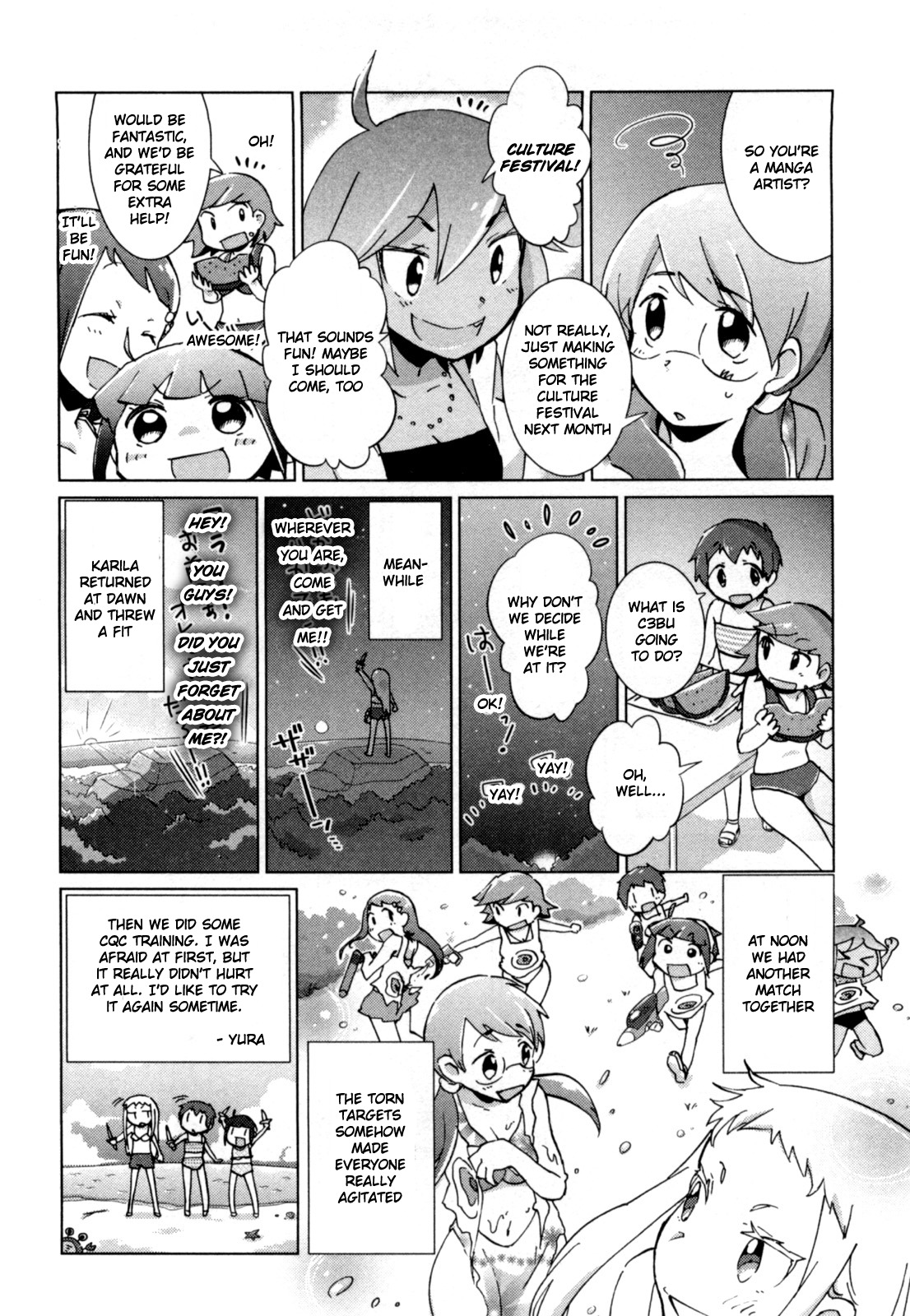 Tokurei Sochi Dantai Stella Jogakuin Koutouka C3 Bu Chapter 14 page 8 - Chapter 14: Island Girl